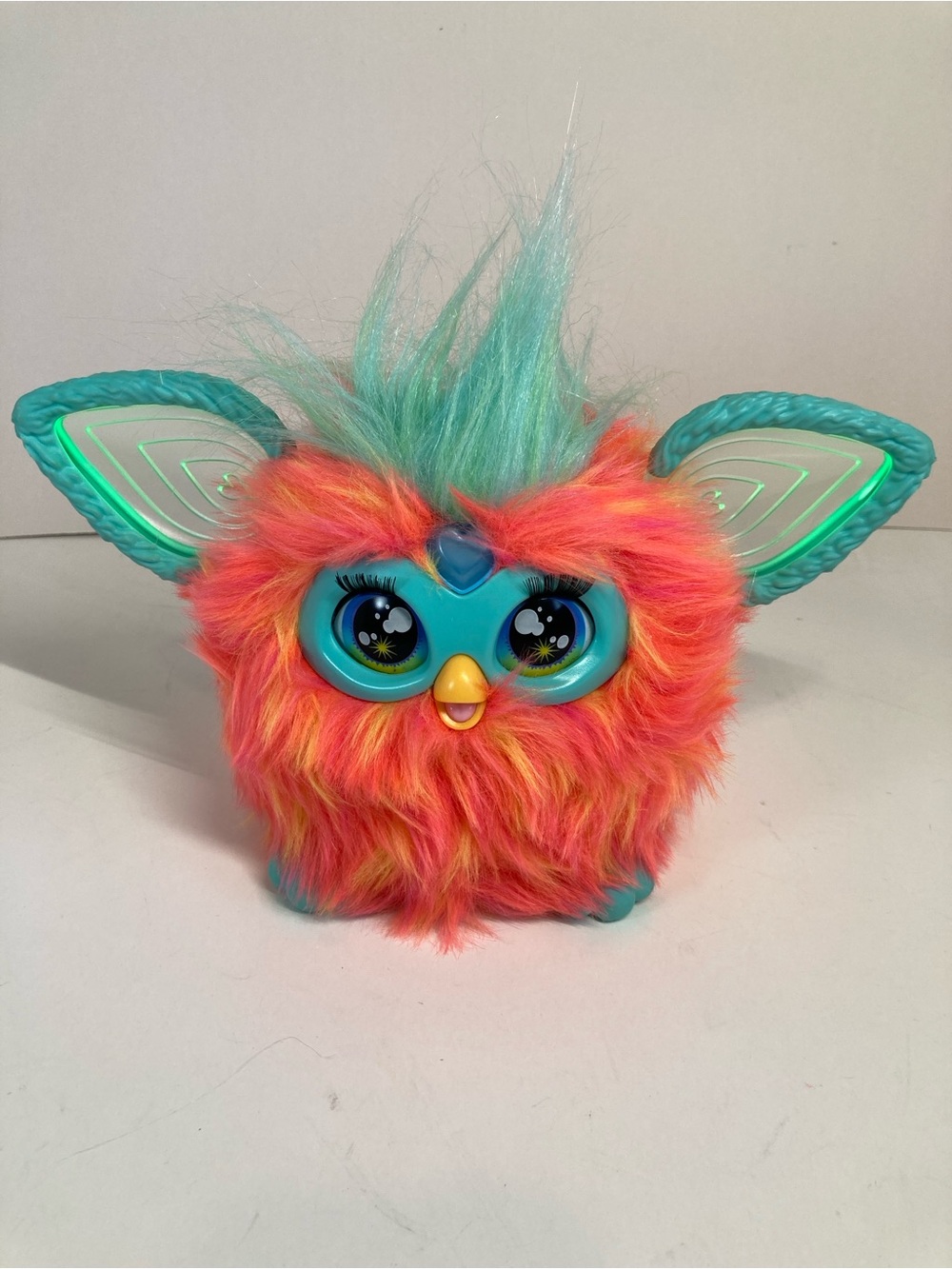 2023 Hasbro Coral Furby Plush Interactive Toy Tested Talking Color Changing
